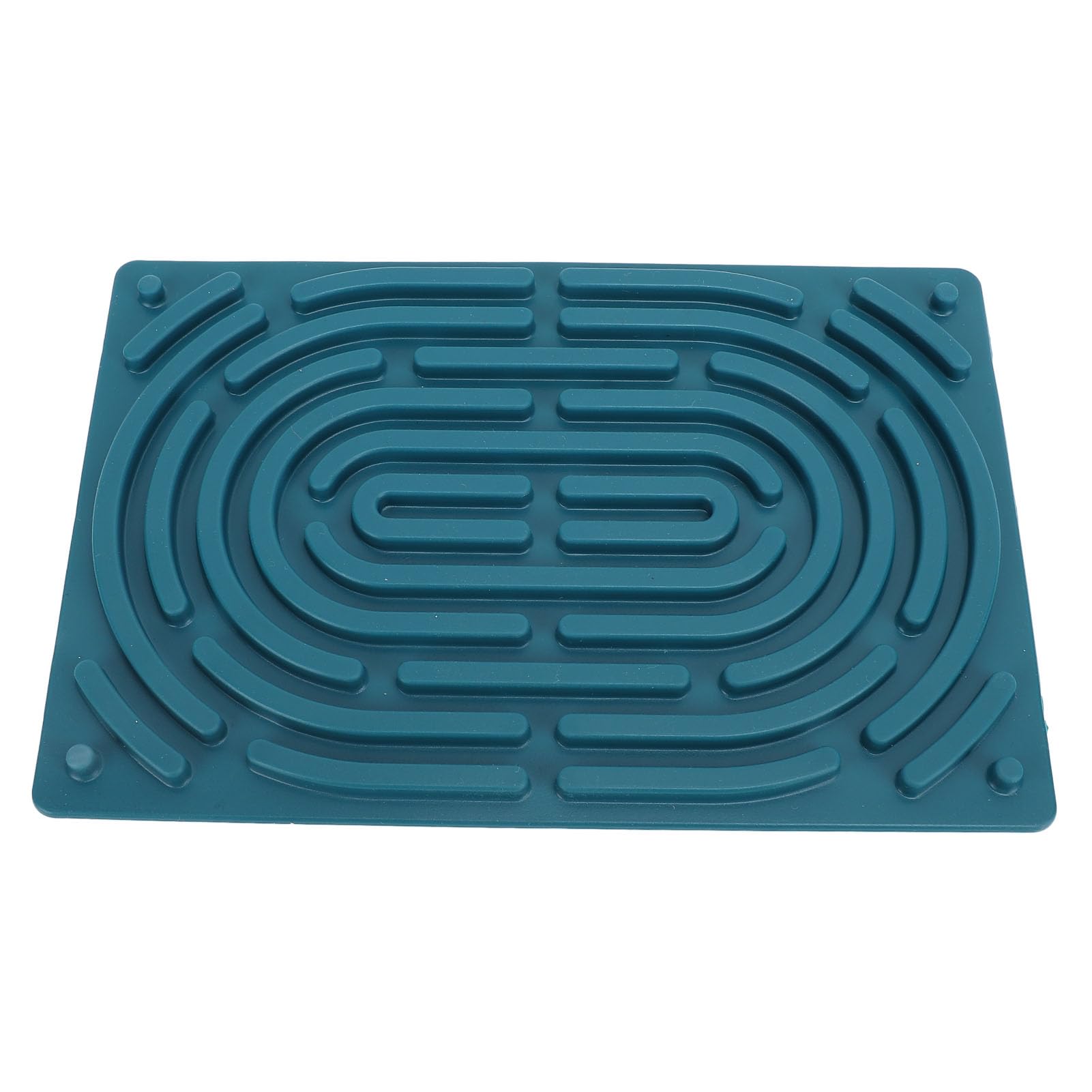 Sensory Activity Board for Adults & Kids - Double Sided Quiet Fidget Toy for Stress & Anxiety Relief, ADHD Focus Tool - Blue | Perfect for Office, Classroom & Home Use