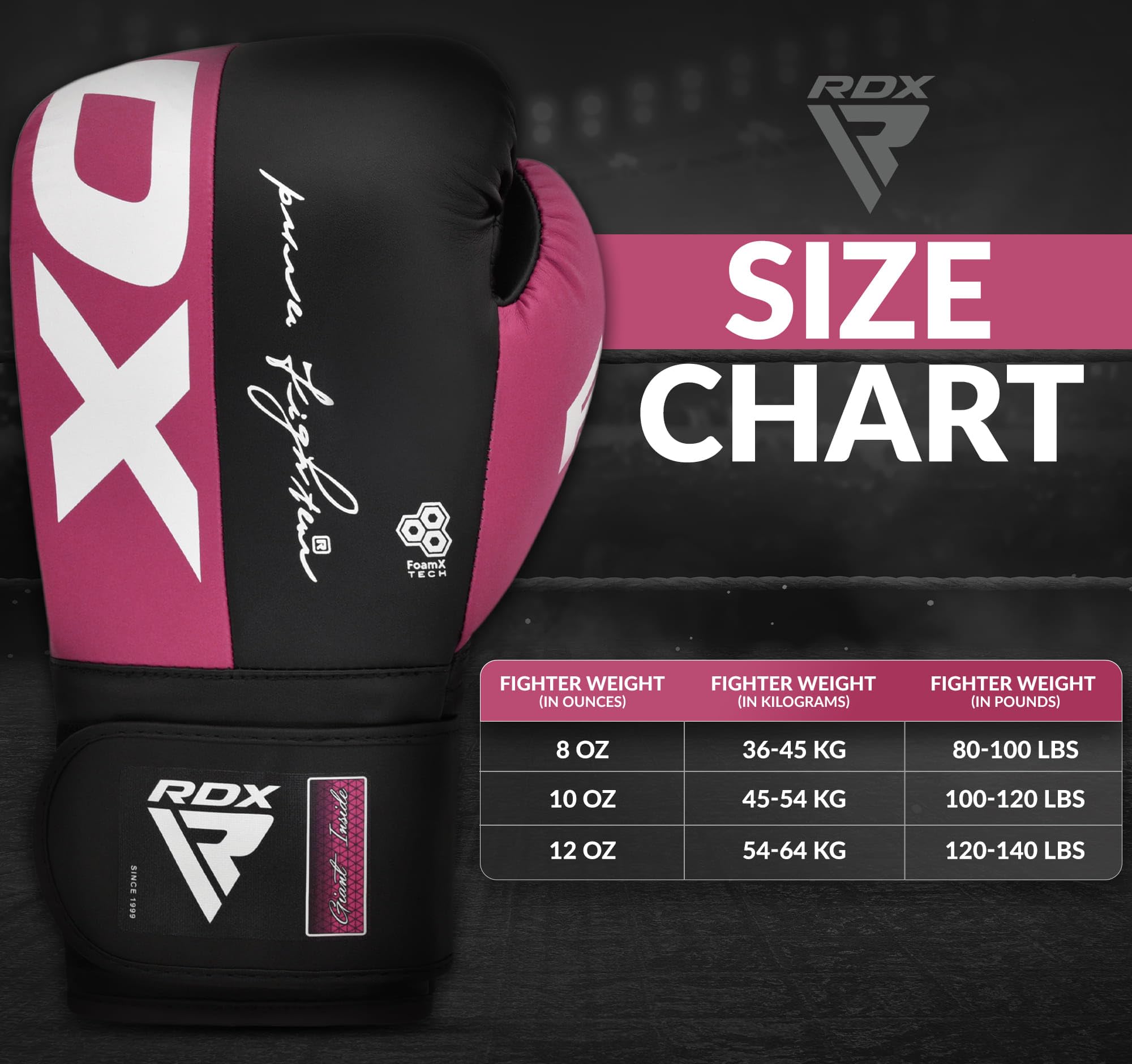 RDX Boxing Gloves - Premium Maya Hide Leather Training Gloves for Muay Thai, Kickboxing, MMA, Sparring & Heavy Bag Work | Ideal for Men & Women (8/10/12/14/16 oz) | Perfect for Home Gym, Martial Arts Training & Fitness Workouts