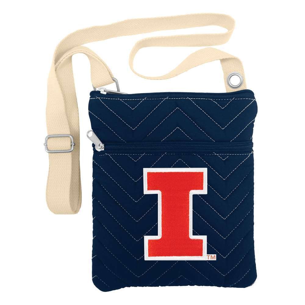 NCAA Chev-Stitch Cross Body Purse for Women - Stylish Shoulder Bag with Adjustable Strap - Perfect for College Games, Travel & Daily Use