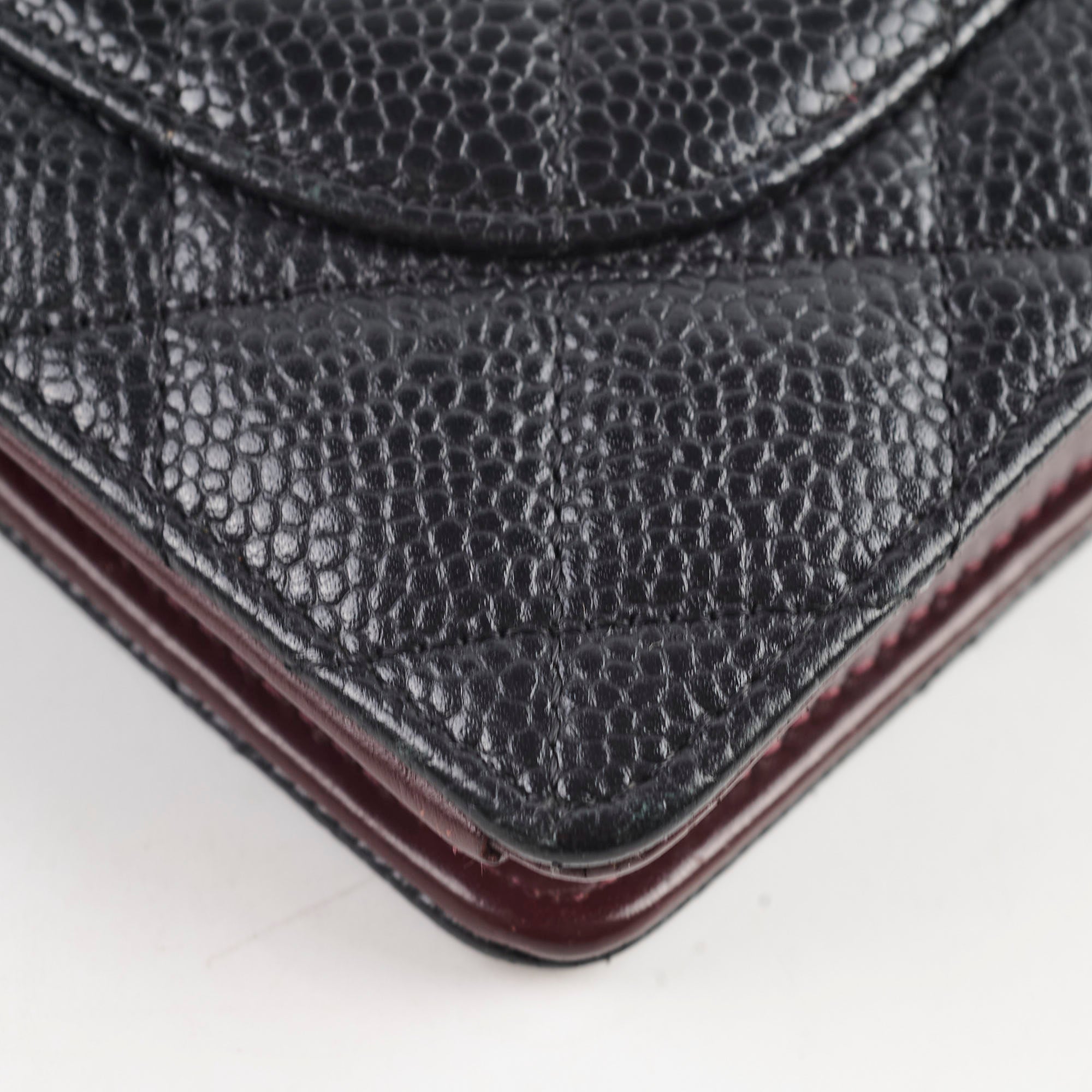 Chanel Black Long Caviar Wallet Series 21 - Luxury Leather Card Holder for Women | Perfect for Everyday Use, Travel & Special Occasions