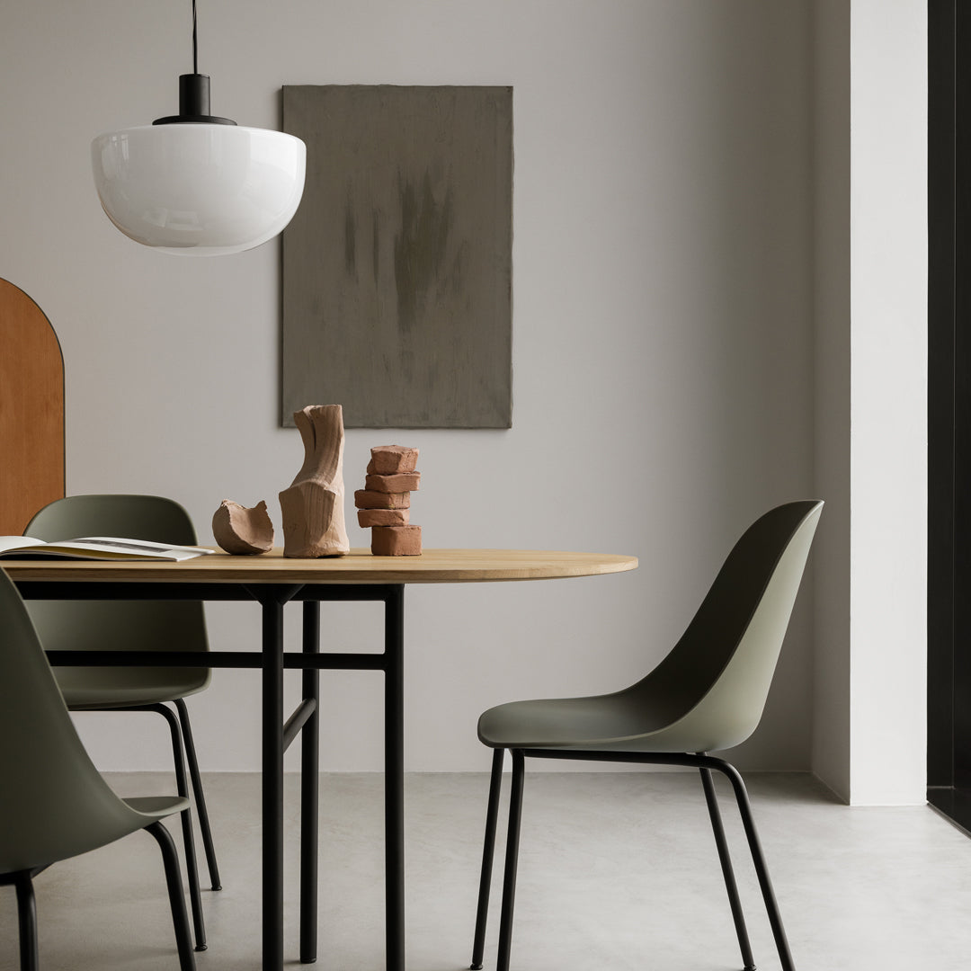 Norm Architects Bank Pendant Light - Modern Scandinavian Minimalist Hanging Lamp for Dining Room, Kitchen Island & Living Room Decor
