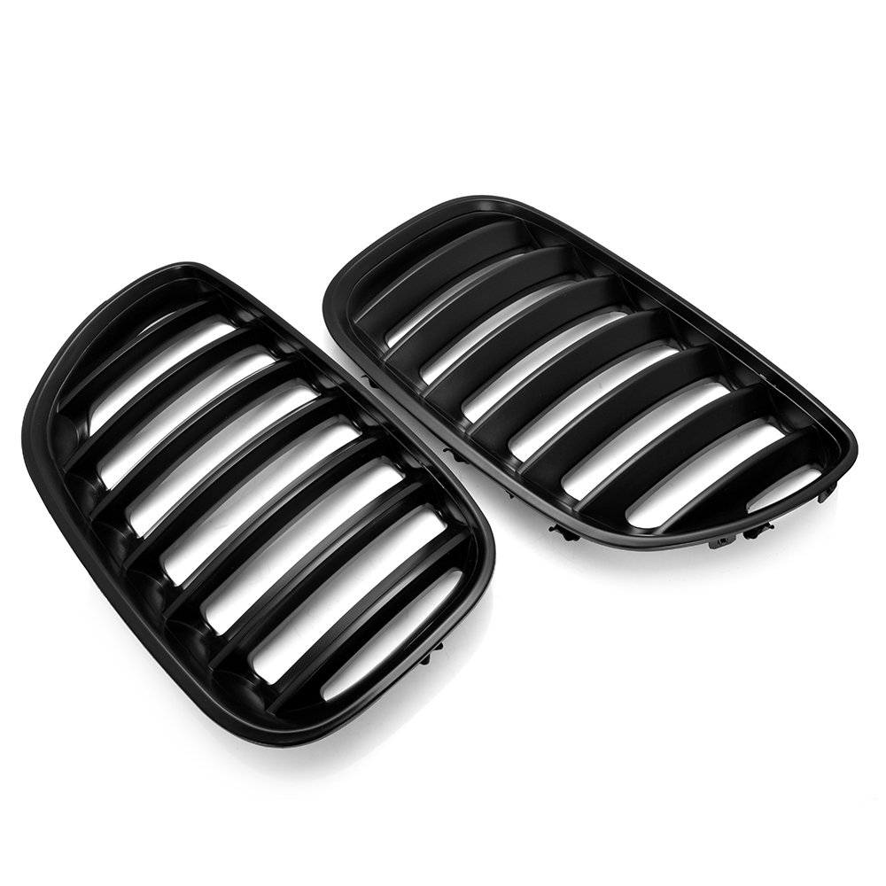 BMW E53 X5 LCI Front Hood Left & Right Kidney Grille Replacement (2004-2006) - Perfect Fit for X5 SUV Customization & Car Restoration Projects