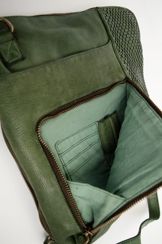 Stylish Olive Leather Handbag for Women - Premium Crossbody Purse with Adjustable Strap, Perfect for Work, Travel & Everyday Use