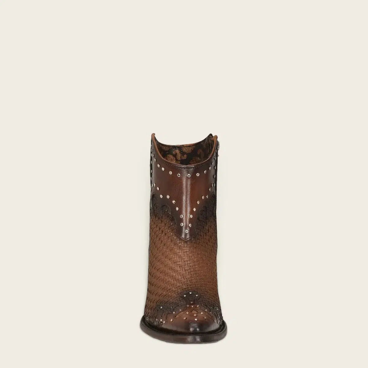 Women's Cuadra Brown Western Cowgirl Ankle Boots - Genuine Cowhide Leather Booties for Country Style | Perfect for Rodeo, Line Dancing & Casual Wear