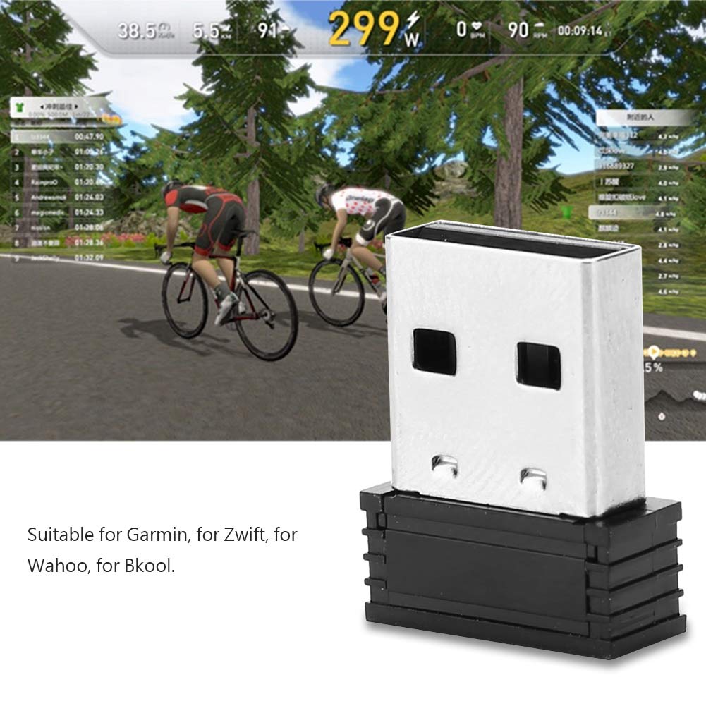 ANT+ USB Transmitter & Receiver Dongle - Wireless Bicycle Computer Adapter for Garmin, Wahoo, and Cycling Computers - Perfect for Indoor Training, Zwift, and Cycling Data Tracking