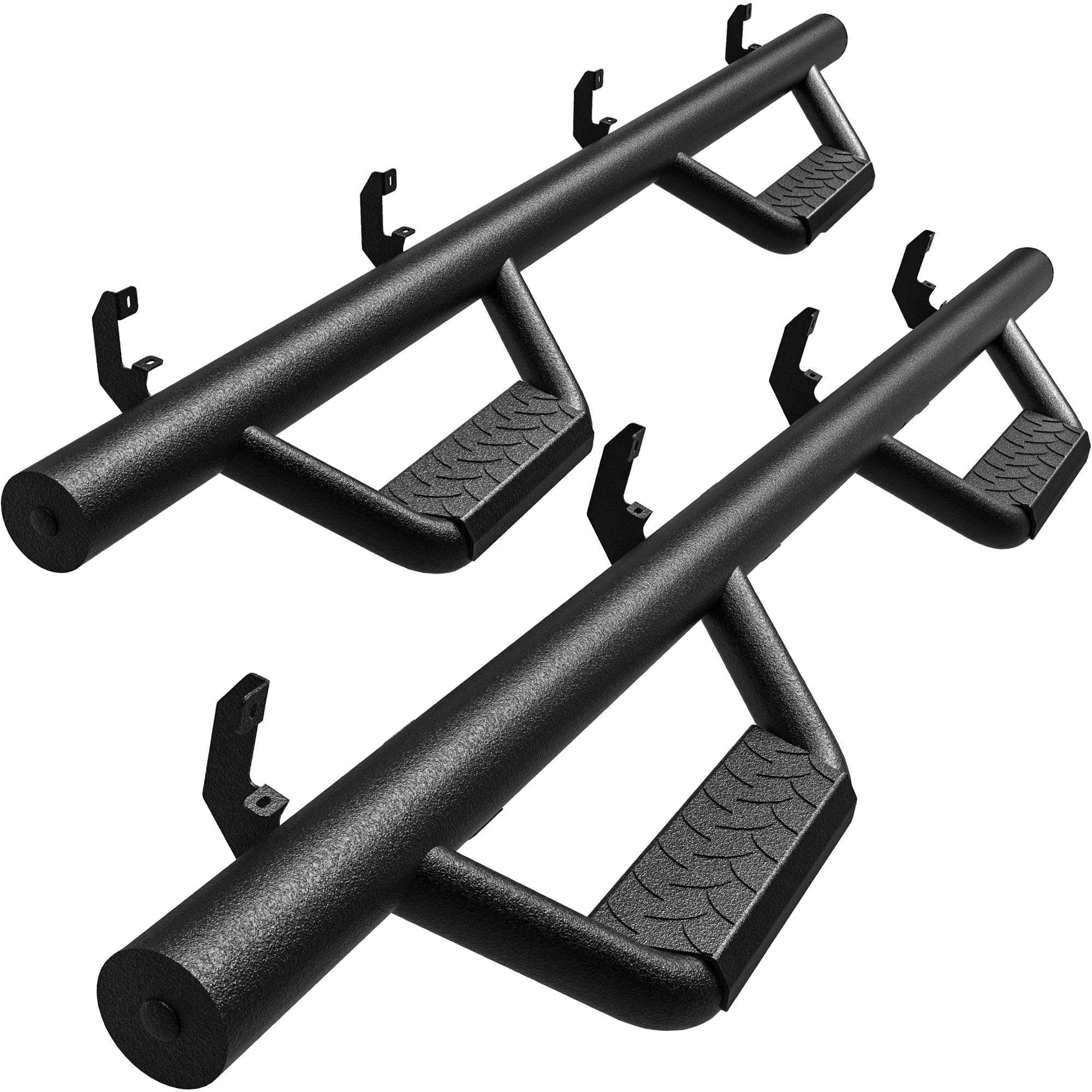 YITAMOTOR Drop Running Boards for 2019-2025 Chevy Silverado/GMC Sierra 1500 Crew Cab & 2020-2025 2500HD/3500HD Crew Cab - Heavy Duty Carbon Steel Side Steps Nerf Bars with Anti-Slip Surface (Excludes 2019 1500 LD) | Perfect for Off-Roading, Truck Access & Enhanced Vehicle Style
