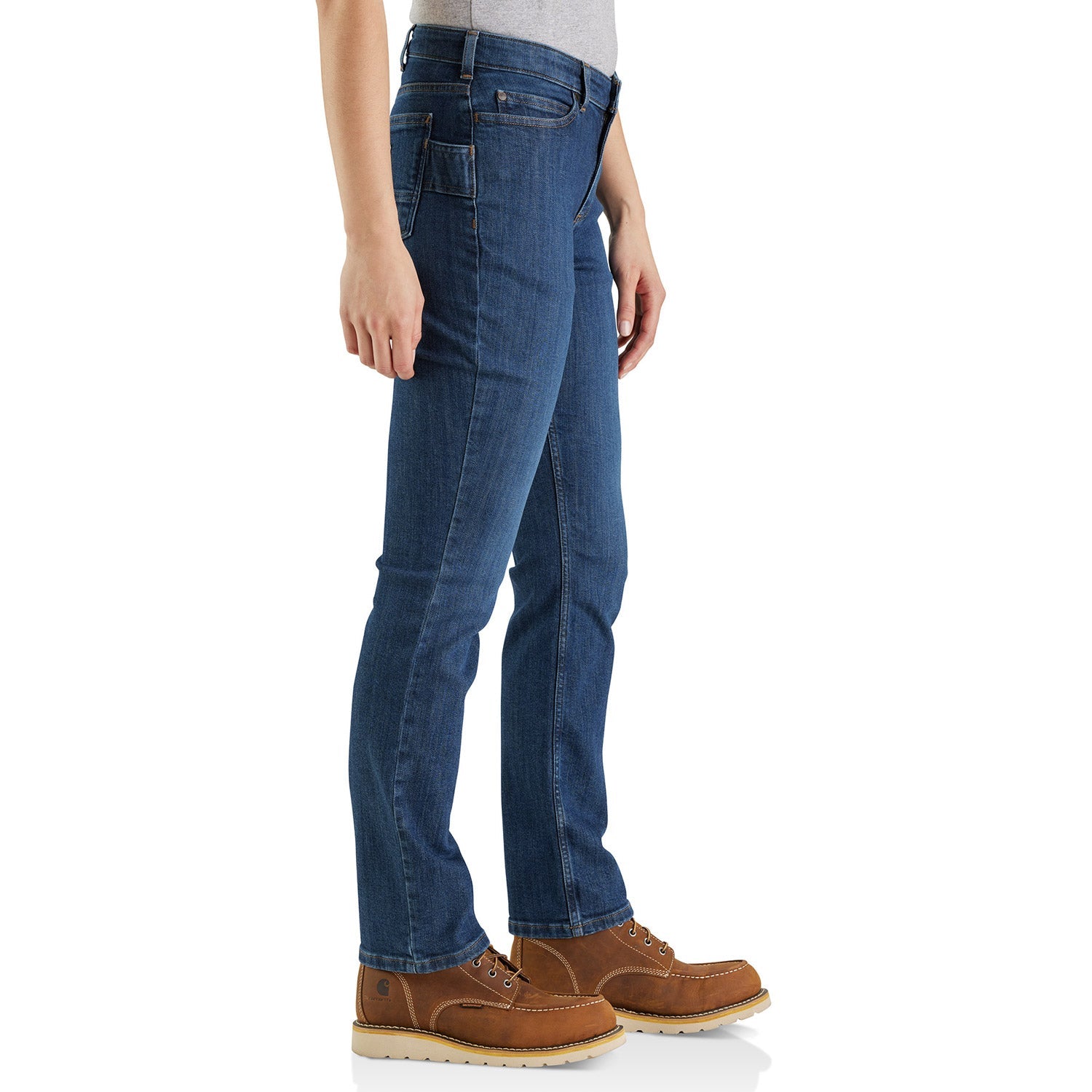 Carhartt Women's Rugged Flex Relaxed Fit Carpenter Jeans - Durable Work Pants for Construction, Farming & Outdoor Activities