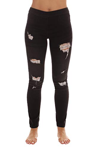 Black Ripped Denim