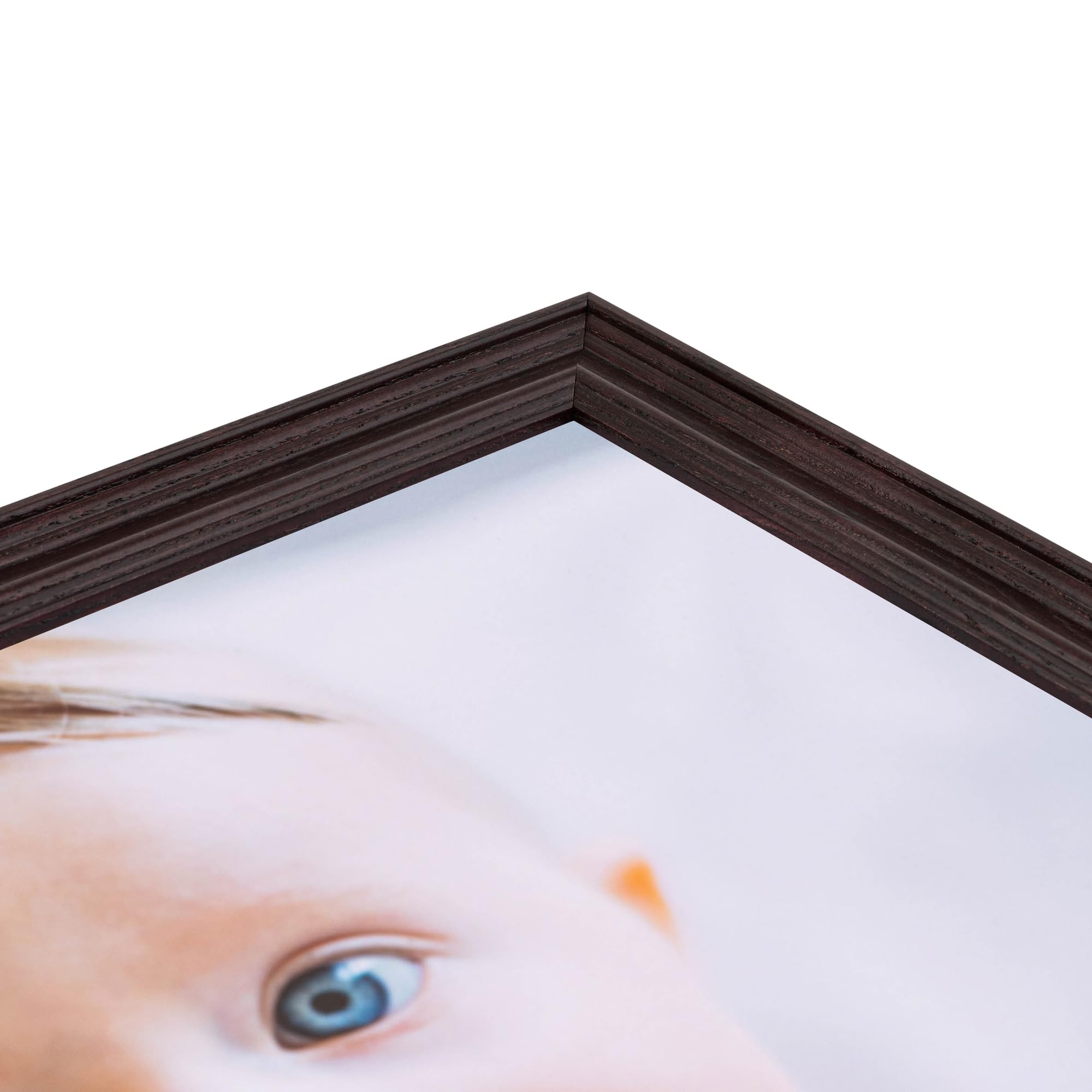 ArtToFrames 11x49 Inch Red Cherry Wood Picture Frame - 1.5 Inch Custom Poster Frame for Artwork & Photos with Economy Acrylic - Perfect for Home Decor, Office Display & Gift Giving