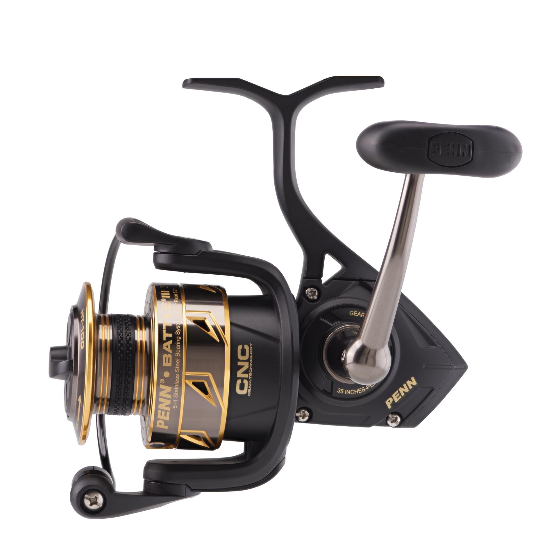 Battle® III Spinning Reel - High Performance Saltwater Fishing Reel with Smooth Drag System | Perfect for Offshore, Surf, and Pier Fishing Adventures