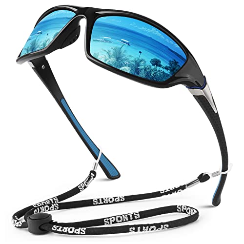 C Black Blue Frame/Ice Blue Mirrored Lens