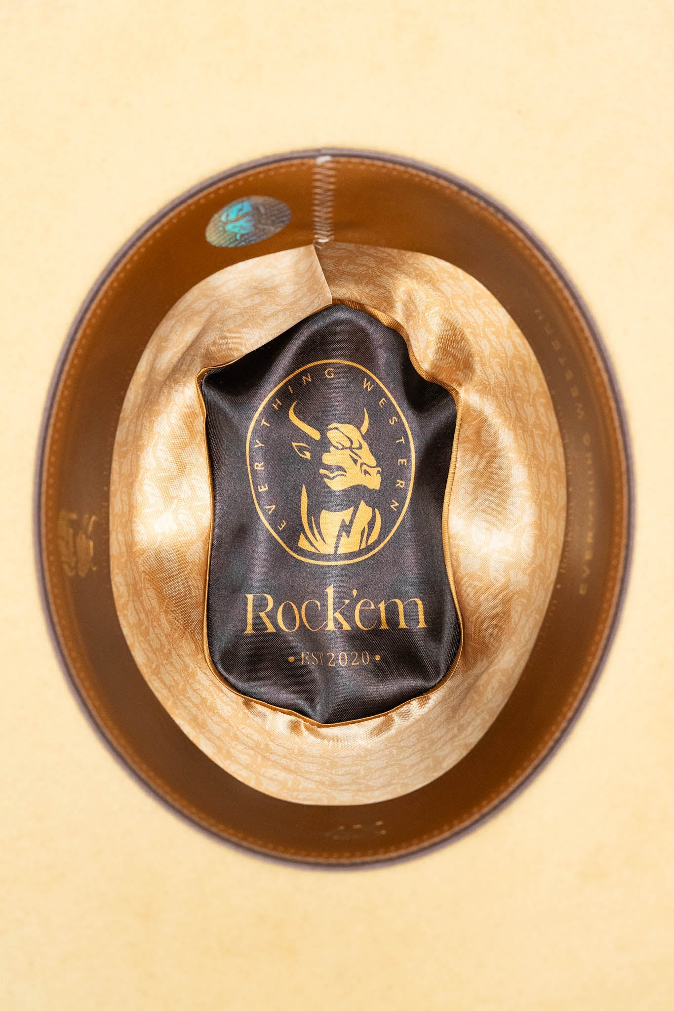 Rock'em 4X Signature Minnick Felt Cowboy Hat for Men - Western Style Rancher Hat with Brim - Perfect for Country Music Festivals, Rodeos & Outdoor Adventures