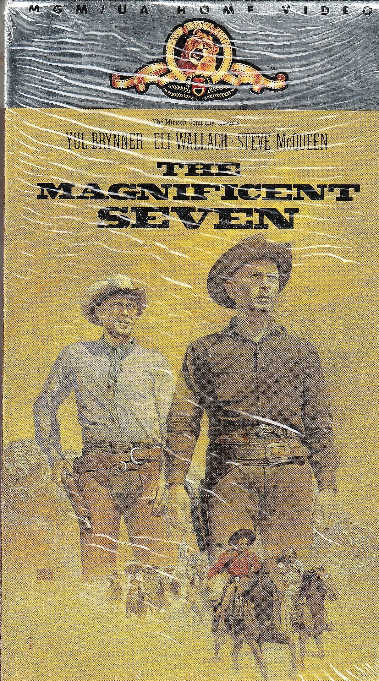 The Magnificent Seven (1960) Classic Western Movie [VHS] - Perfect for Movie Nights & Western Film Collections