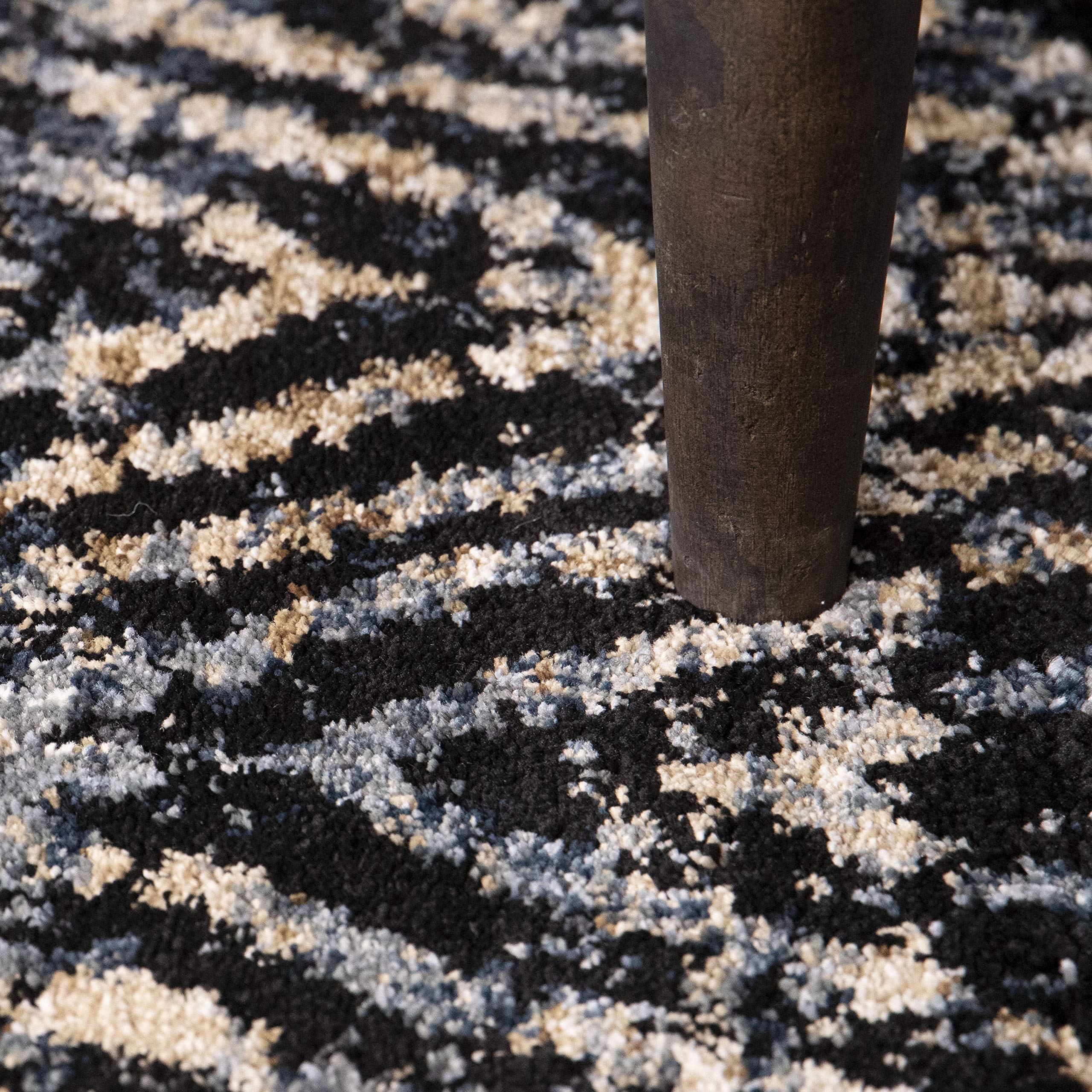 Orian Rugs Olympia Rhinestone Area Rug - Sparkling Home Decor for Living Room, Bedroom & Dining Area