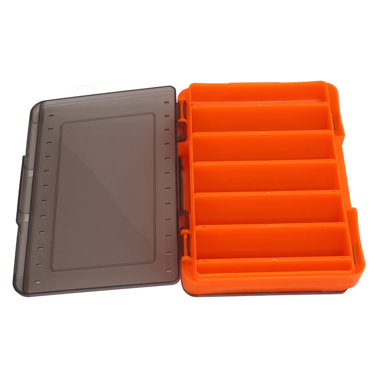 Uxsiya Double Sided Fishing Tackle Box - Fall Proof & Breathable Lure Storage Organizer with Handle for Bass Fishing | Perfect for Boat, Shore & Ice Fishing Trips