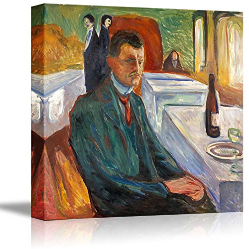 15. Self Portrait with Wine Bottle