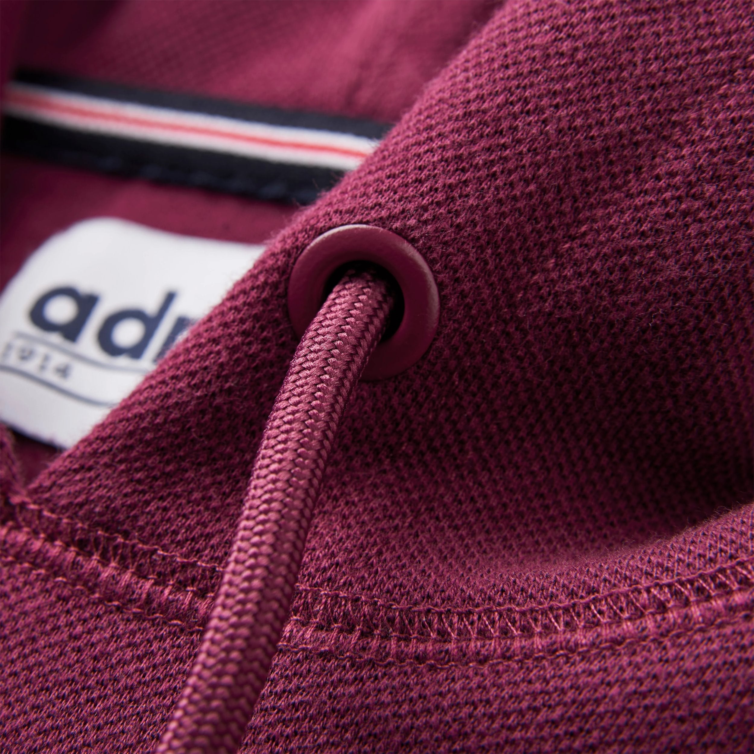 Clemence Pique Hoodie Burgundy - Soft Cotton Pullover for Men & Women | Perfect for Casual Wear, Outdoor Activities & Street Fashion