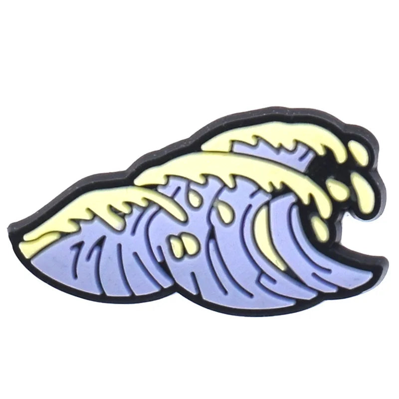 Wholesale 1pc PVC Shoe Charms for Crocs - Beach Vacation Badges, Sandal Decorations for Women & Kids, Jeans Pins for Men - Perfect for Summer Accessories, DIY Shoes & Fashion Outfits