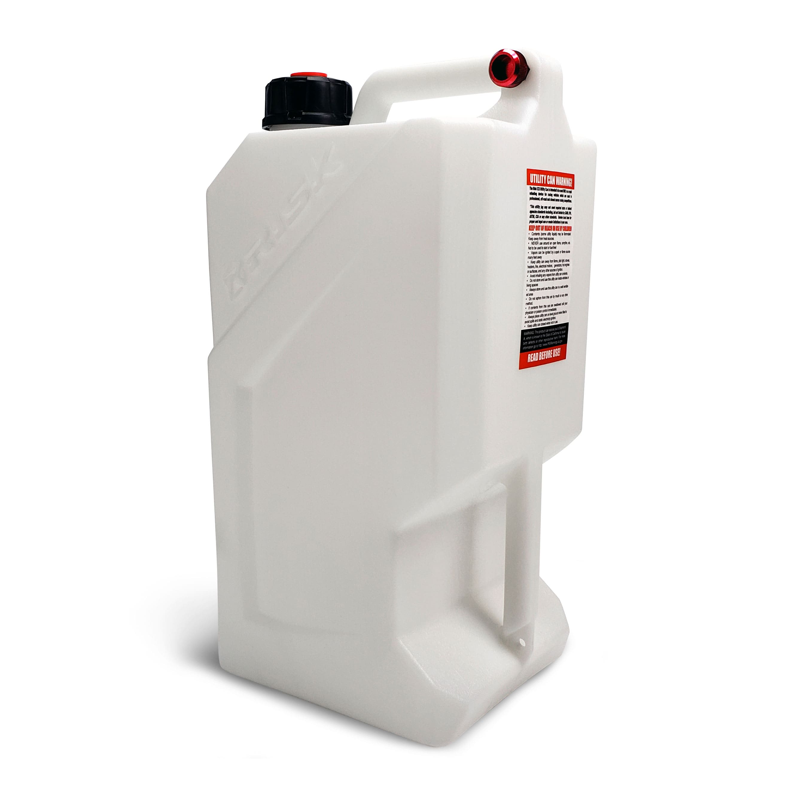 EZ5 5 Gallon Utility Jug - Heavy Duty Water Container for Camping, Emergency & Outdoor Use