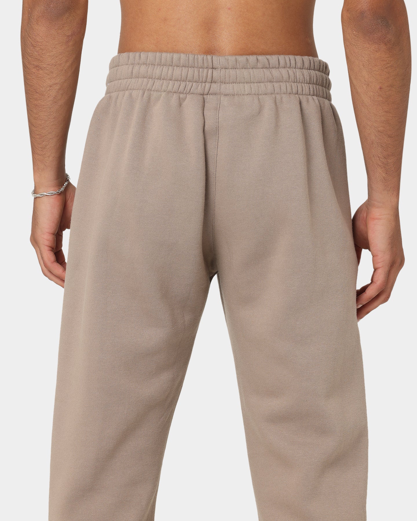 Adidas Trefoil Linear Sweatpants for Men - Soft Cotton Jogger Pants with Side Pockets, Brown | Casual Lounge Wear, Gym Workout & Street Style Fashion