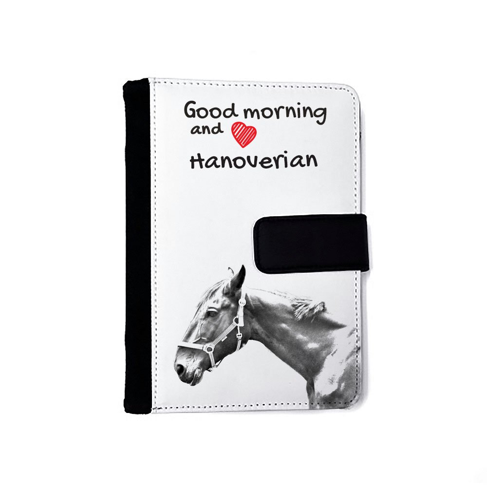 Premium Eco-Leather Notebook with Horse Design - Elegant Hanoverian Style Writing Journal for Office, School & Gift Giving