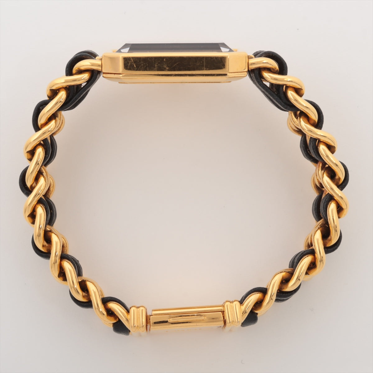 Chanel Première M Black Gold Luxury Watch for Women - Elegant Quartz Dress Watch with Leather Strap - Perfect for Business, Parties & Special Occasions