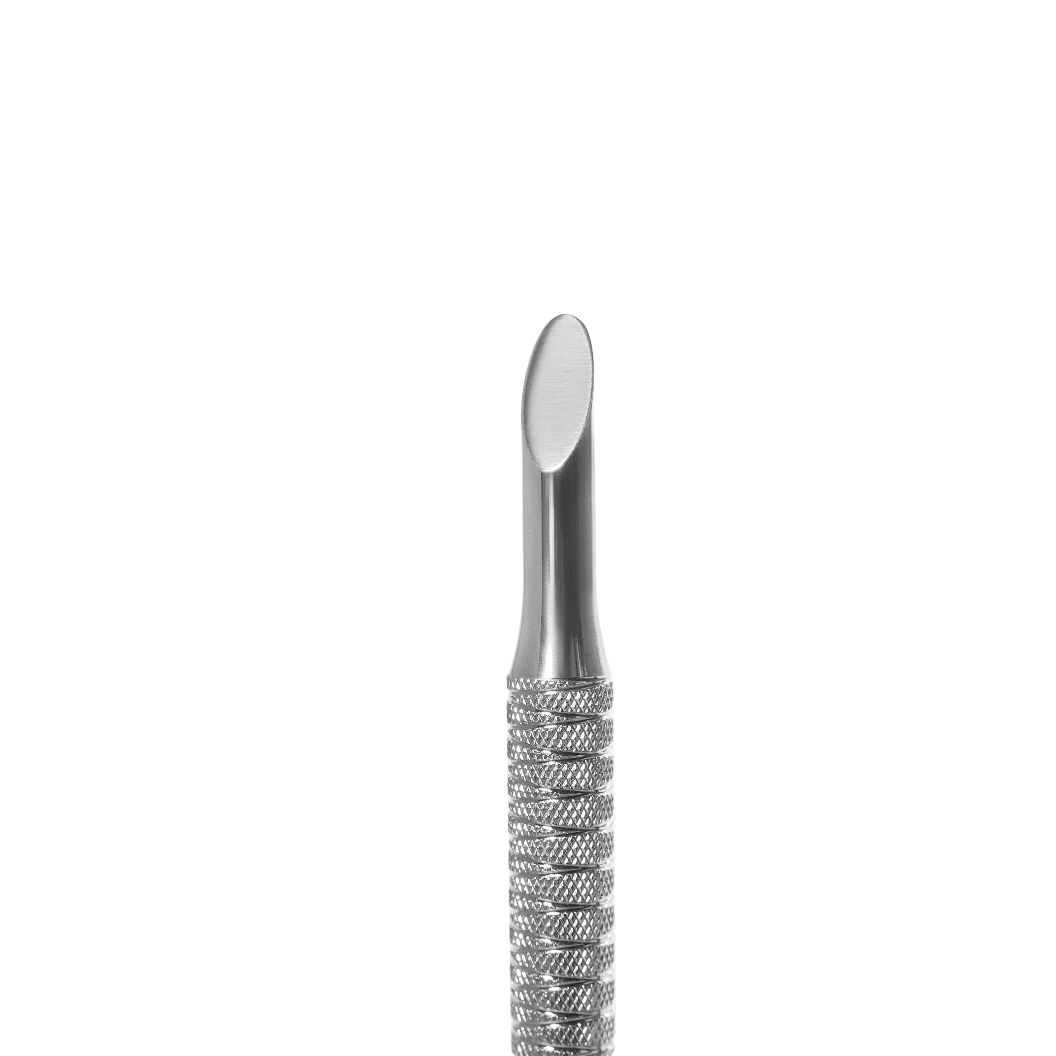 Staleks Expert 90 Type 4.2 Professional Nail Pusher - Slant Pusher & Bent Blade for Precise Cuticle Care - Perfect for Salon & Home Manicure