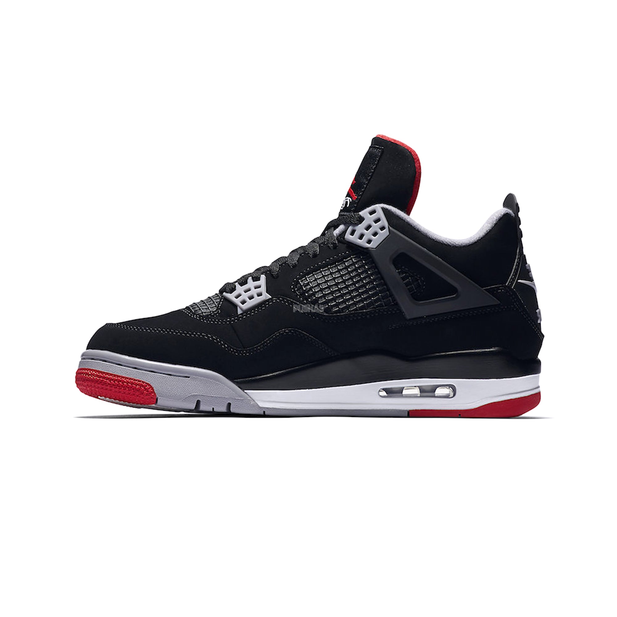 Air Jordan Retro 4 'Bred' (2019) - Men's Basketball Shoes | Classic Black & Red Colorway | Perfect for Streetwear & Sneaker Collectors