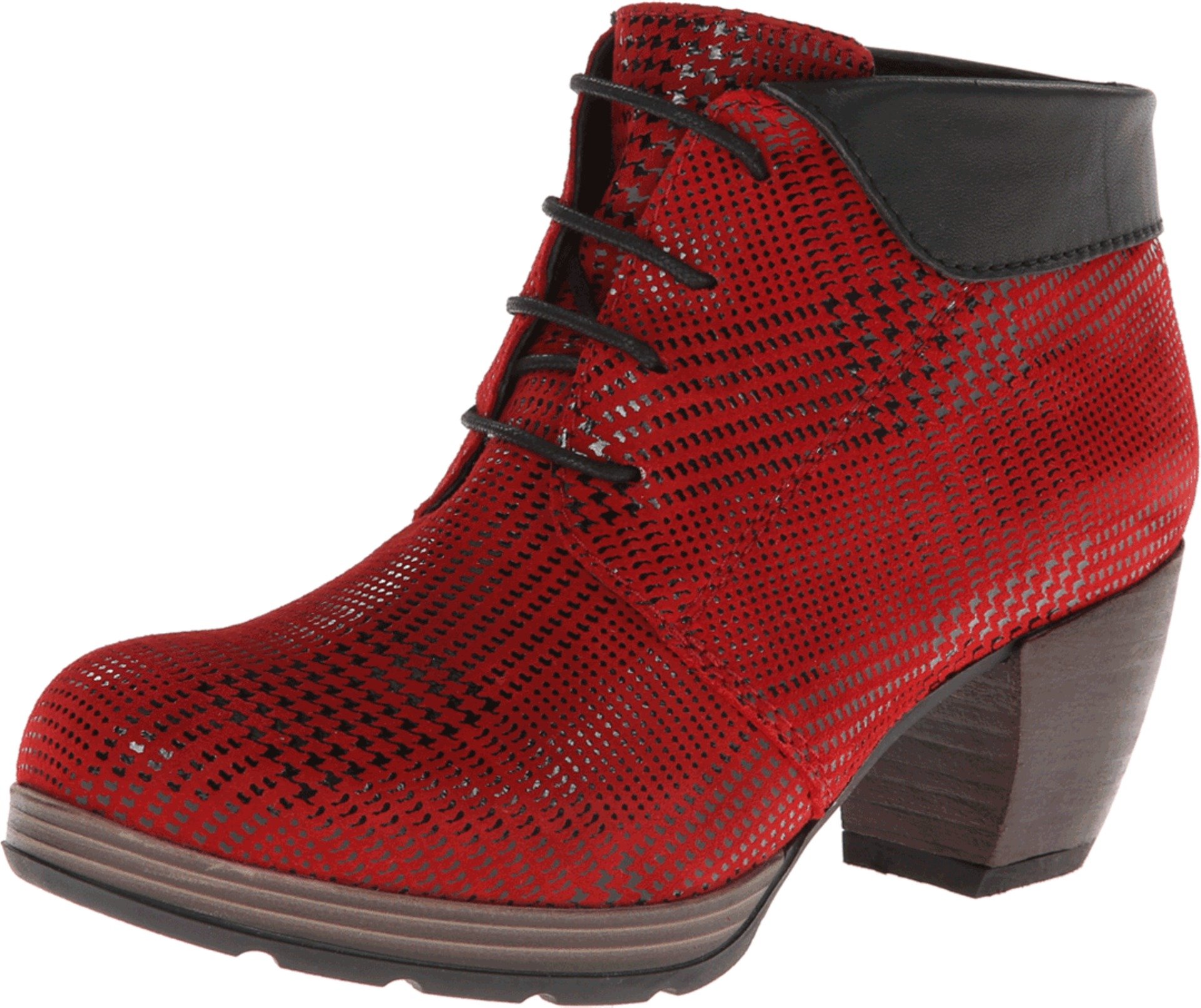 Wolky Women's Jacquerie Bootie - Comfortable Ankle Boots for Women, Slip Resistant & Cushioned Footbed - Perfect for Work, Walking & Casual Outfits