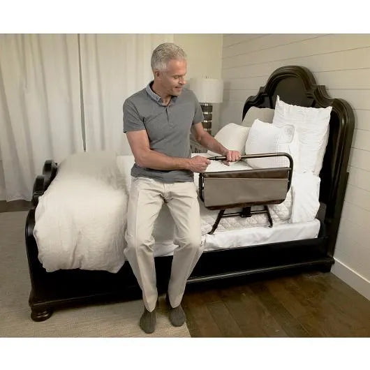 Signature Life Sleep Safe Home Bed Rail - Adjustable Safety Guard for Toddlers & Seniors - Perfect for Beds, Cribs, and Daybeds (Home & Travel Use)