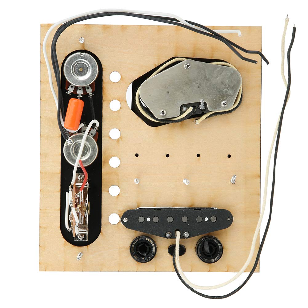 Electric Guitar Pickup Control Plate & Saddle Bridge Plate Set for ST Guitars - Professional Upgrade Kit for Enhanced Tone & Playability | Perfect for Live Performances, Studio Recording & DIY Guitar Mods