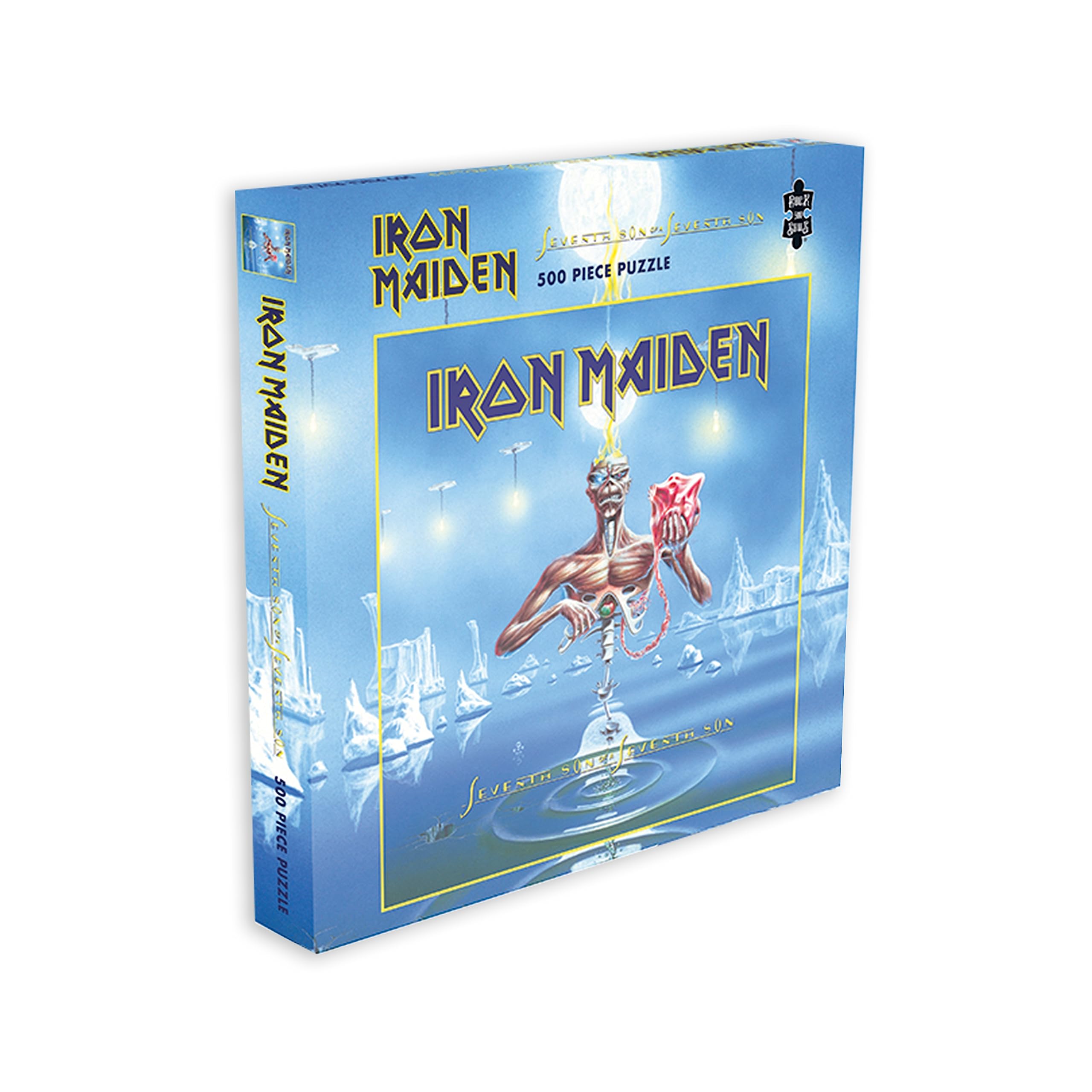 Iron Maiden Seventh Son of a Seventh Son Jigsaw Puzzle - 500 Piece Rock Band Music Themed Puzzle for Adults & Teens - Perfect for Music Lovers, Collectors & Puzzle Enthusiasts