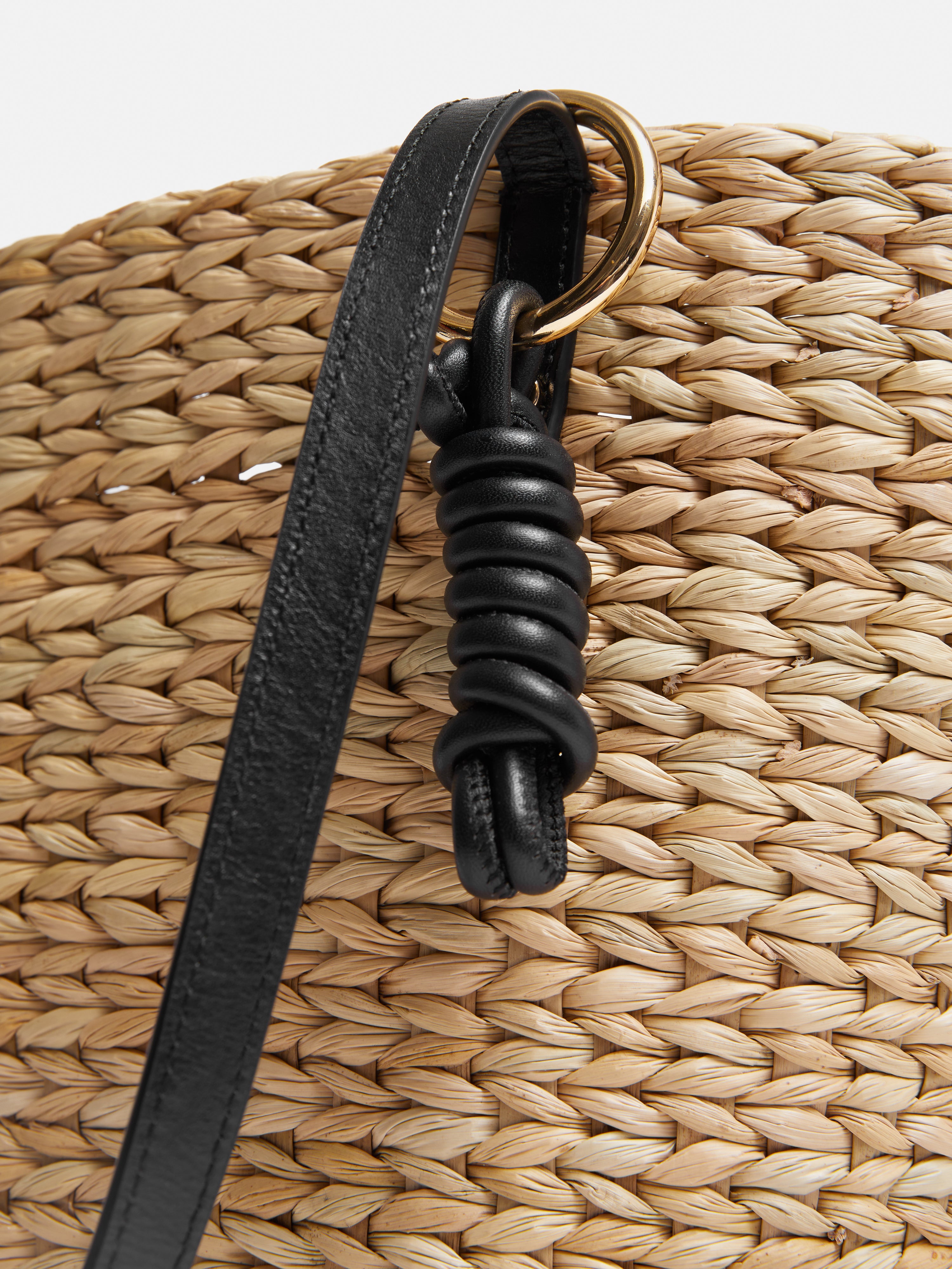 Eco-Friendly Straw Bucket Bag - Natural Woven Handbag for Women | Perfect for Beach, Picnic, and Summer Outings