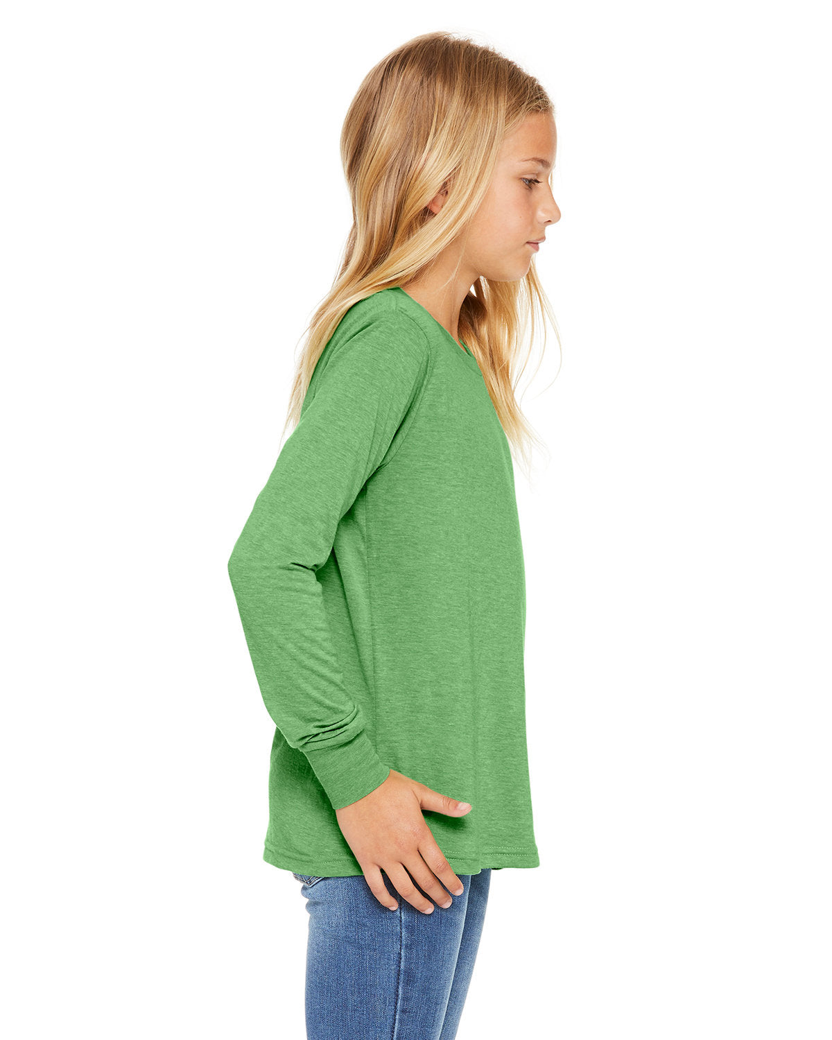 Bella + Canvas 3501Y Youth Long Sleeve T-Shirt - Soft Cotton Jersey Tee for Kids & Teens - Perfect for School, Sports & Everyday Wear