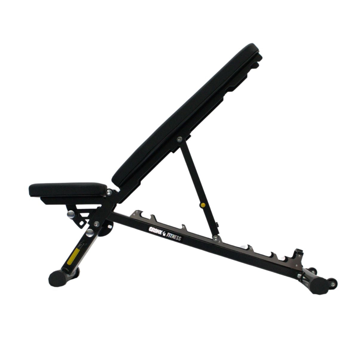 Gronk Fitness FID Adjustable Folding Weight Bench for Home Gym - Perfect for Strength Training, Dumbbell Workouts & Full-Body Exercises