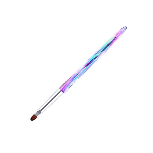 Acrylic Nail Pen with Nylon Brush Head - Crystal Sequin Nail Art Design Tool for Gel Polish & DIY Manicure - Perfect for Home Spa, Nail Salon & Professional Use