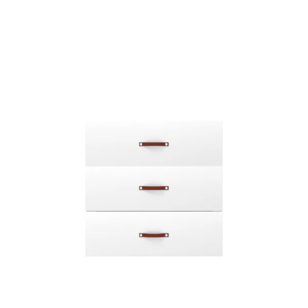 All-in-One 3-Drawer Storage Unit 80cm - Perfect for Bedroom, Living Room & Office Organization