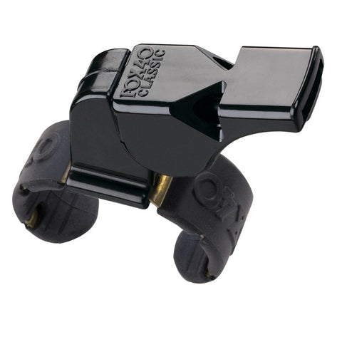 Fox 40 Classic Official Whistle with Finger Grip - Loud Referee Sports Whistle for Coaches, Lifeguards, and Outdoor Activities