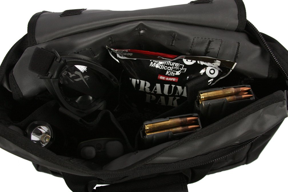 Tactical MOLLE Gear Bag - Utility & Ammo Storage for Outdoor & Range Use