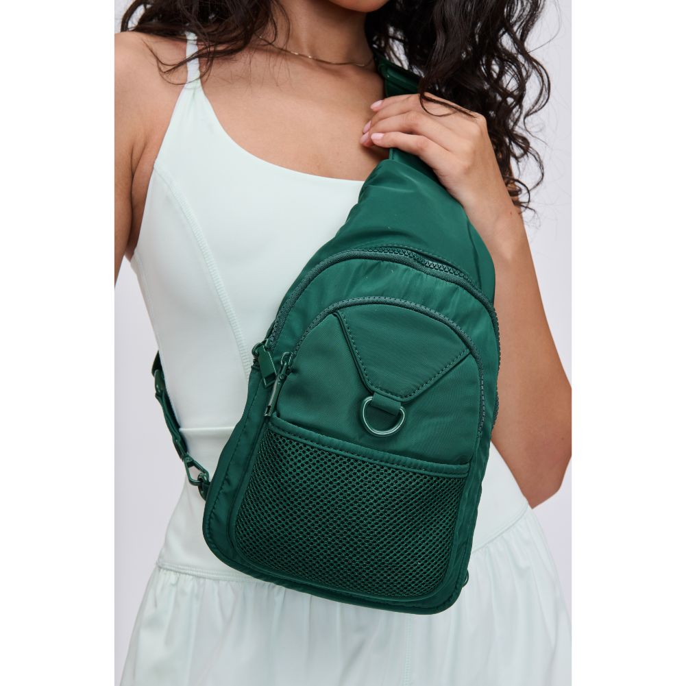 Walker Nylon Sling Backpack - Lightweight Adjustable Crossbody Bag for Men & Women - Perfect for Hiking, Travel, Gym & Everyday Use