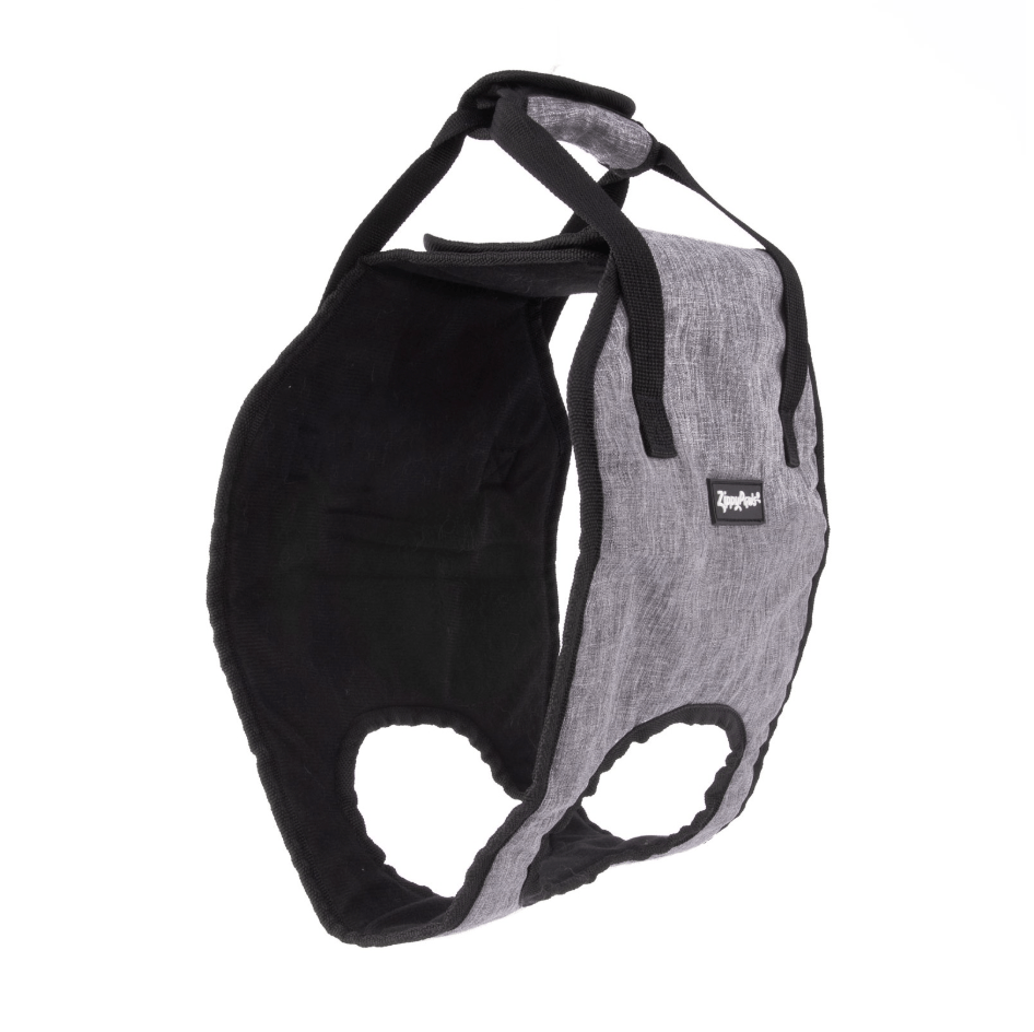 Adventure Support Step-in Dog Lift & Carrier Harness - Graphite Grey - Perfect for Hiking, Travel & Senior Dog Assistance