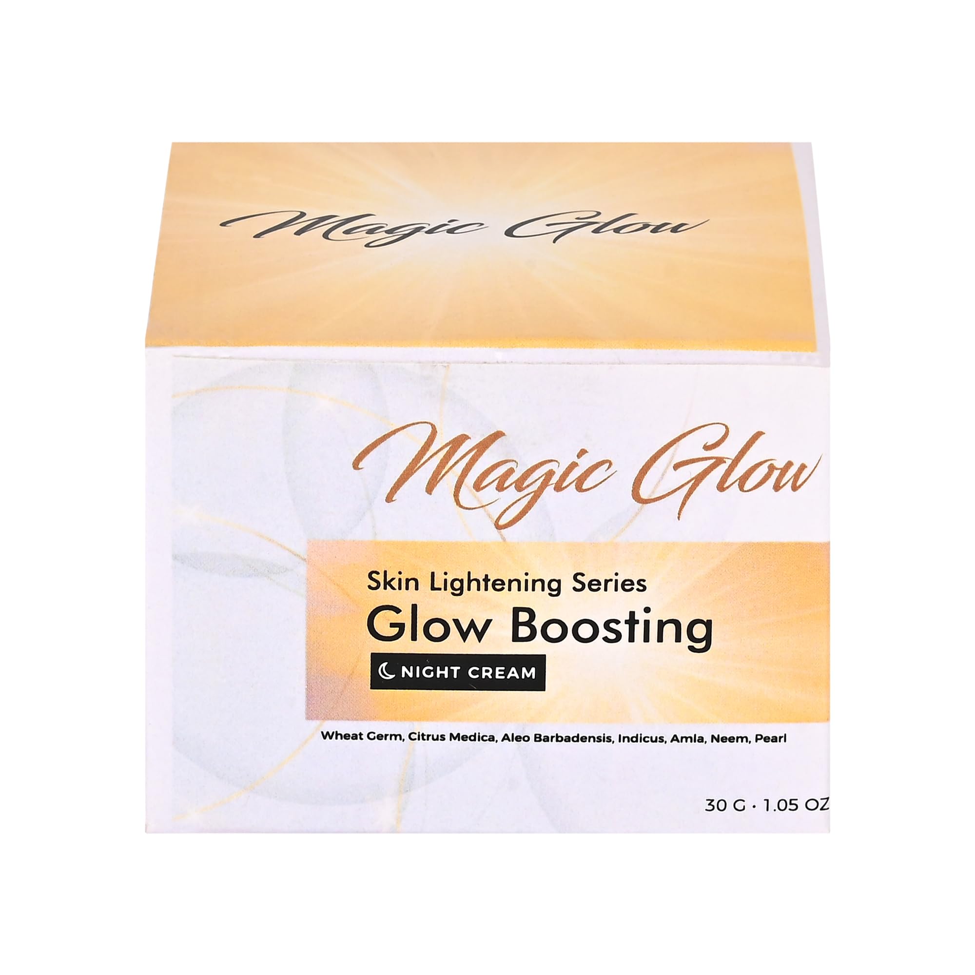 Magic Glow Instant Skin Whitening & Brightening Night Cream - Dark Spot Corrector for Face & Body | Hydrating & Even Skin Tone | Perfect for Nighttime Skincare Routine