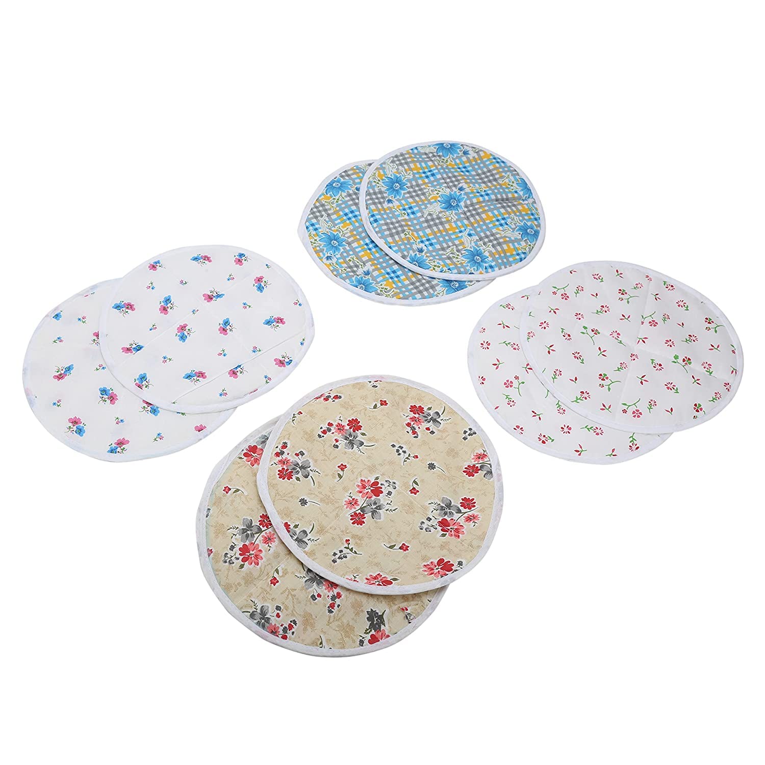 Premium 400 GSM Cotton Round Roti Cloth Wrap - Traditional Chapati Cover & Kitchen Napkin Set (1 Piece, Multicolor) | Perfect for Indian Bread Storage, Picnics & Traditional Cooking