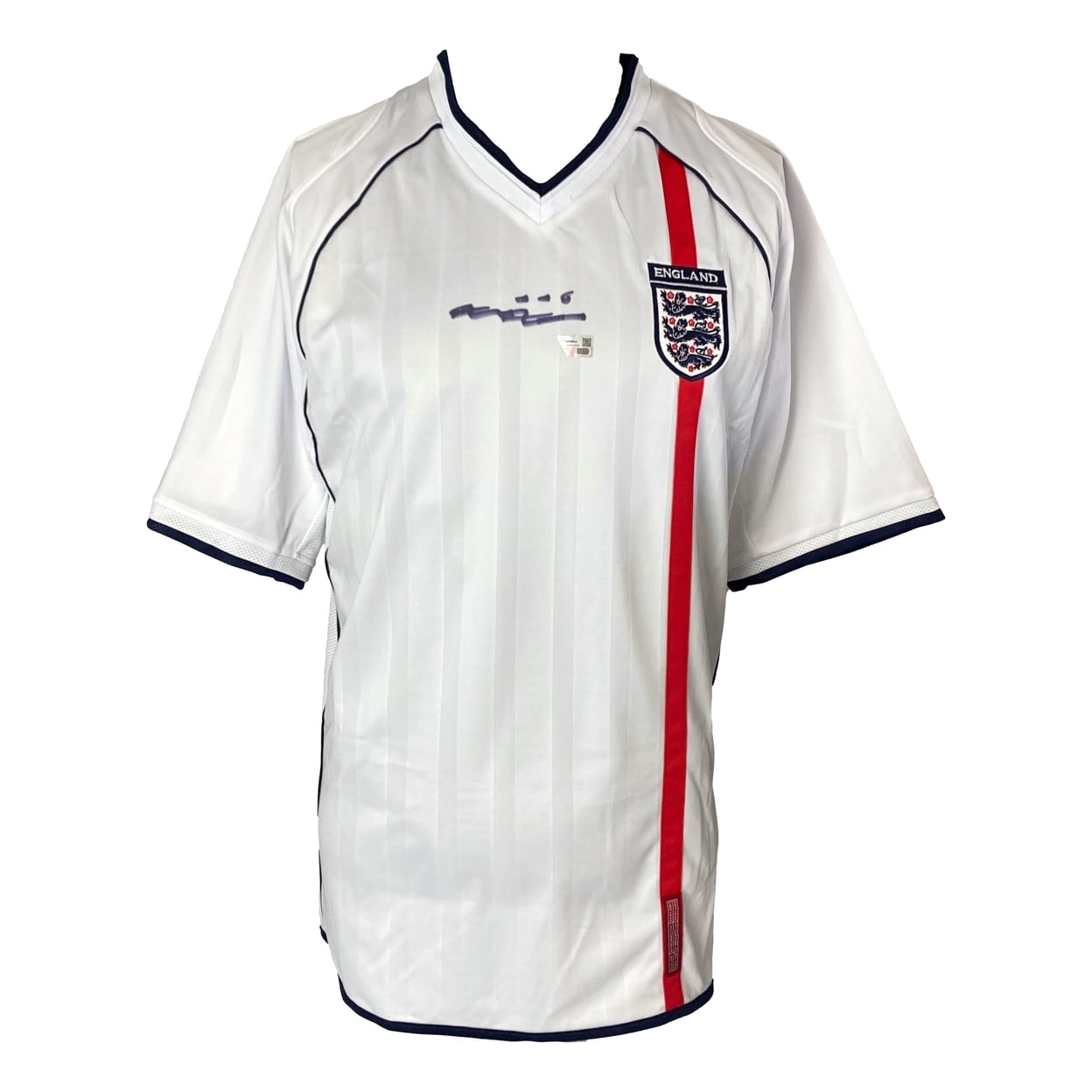 John Terry Autographed 2002/03 England National Team Soccer Jersey - Authentic Signed Football Shirt - Perfect for Collectors, Fans & Sports Memorabilia Displays