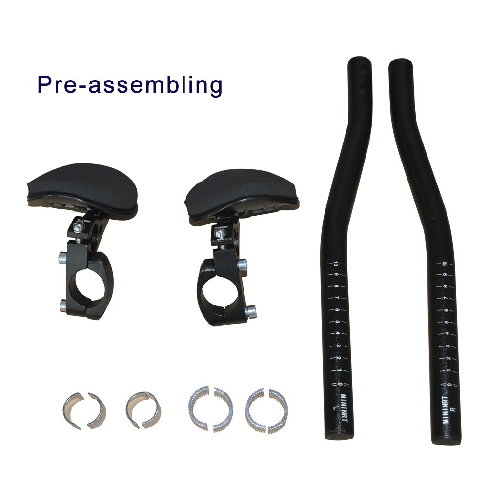 UPANBIKE 31.8mm Bike Rest Handlebar TT Aero Bar - Lightweight Triathlon & Road Bike Handlebar for Cycling, Mountain Bikes - Perfect for Racing, Training & Long Distance Rides