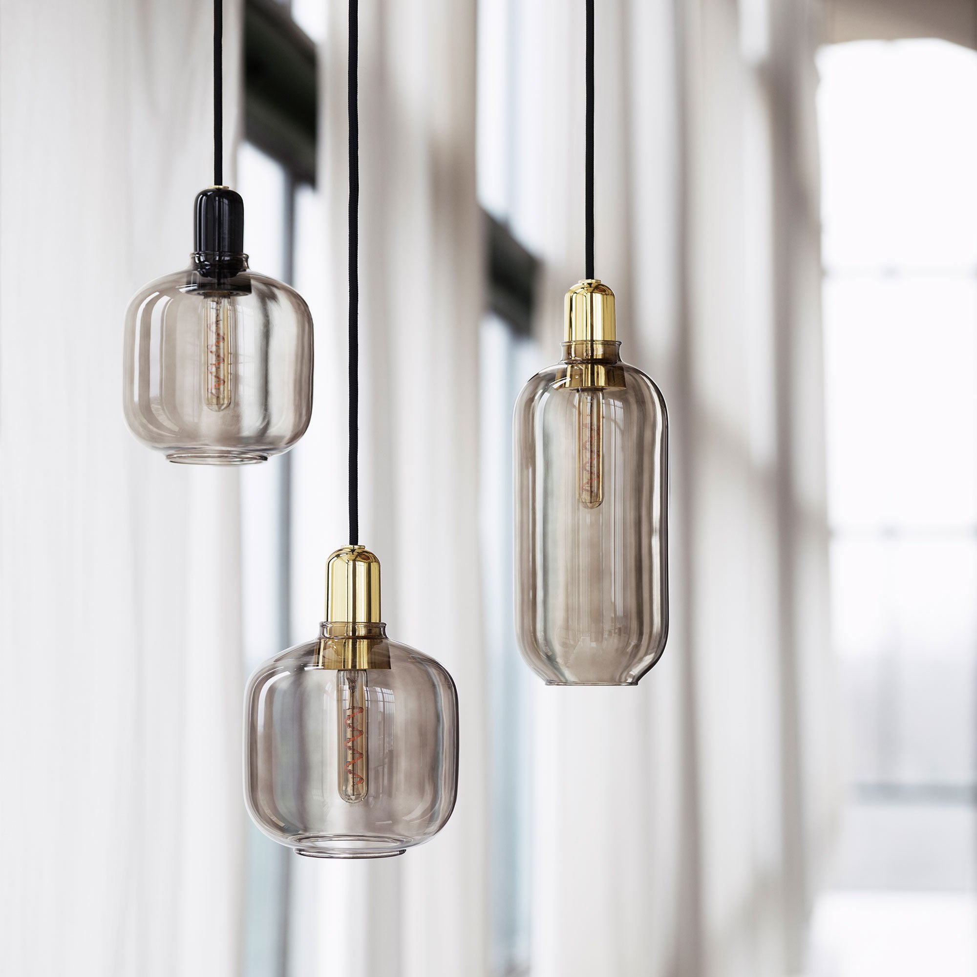 Modern Amp Pendant Lamp - Industrial Style Hanging Light Fixture for Kitchen Island, Dining Room & Bedroom Decor