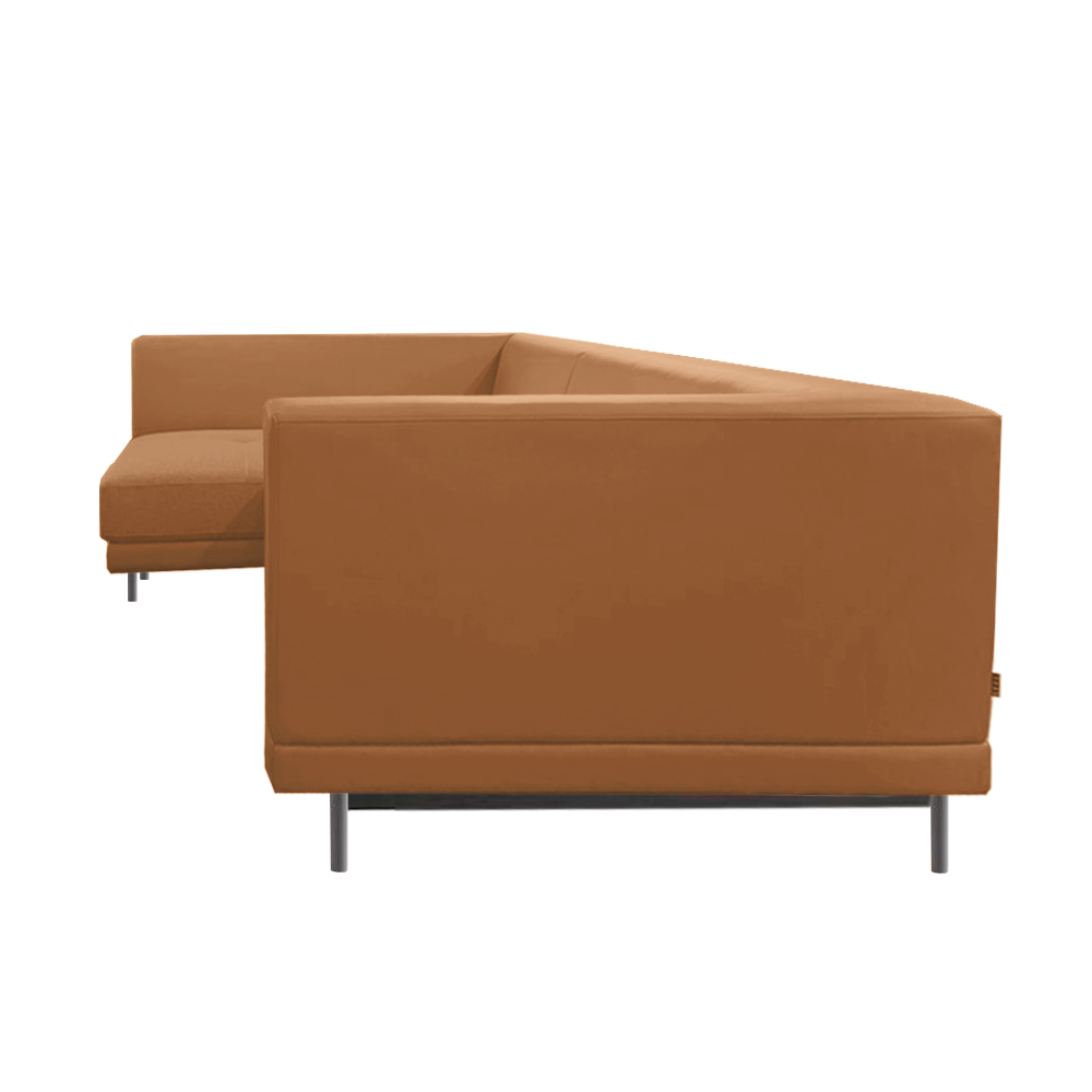 Hemlock Left Chaise Sofa - Modern L-Shaped Sectional Couch with Reversible Design, Plush Cushions & Sturdy Frame | Perfect for Living Room, Family Room & Home Theater Seating