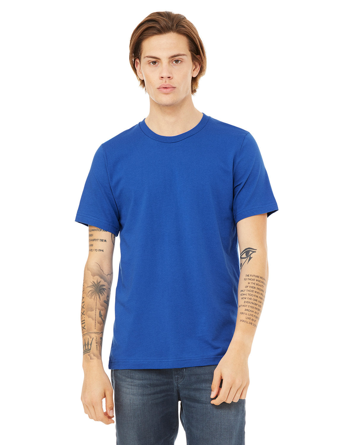 Bella + Canvas 3091 Unisex Heavyweight 5.5 oz. Crew Neck T-Shirt | Soft Cotton Tee for Men & Women | Perfect for Casual Wear, Screen Printing & Everyday Outfits
