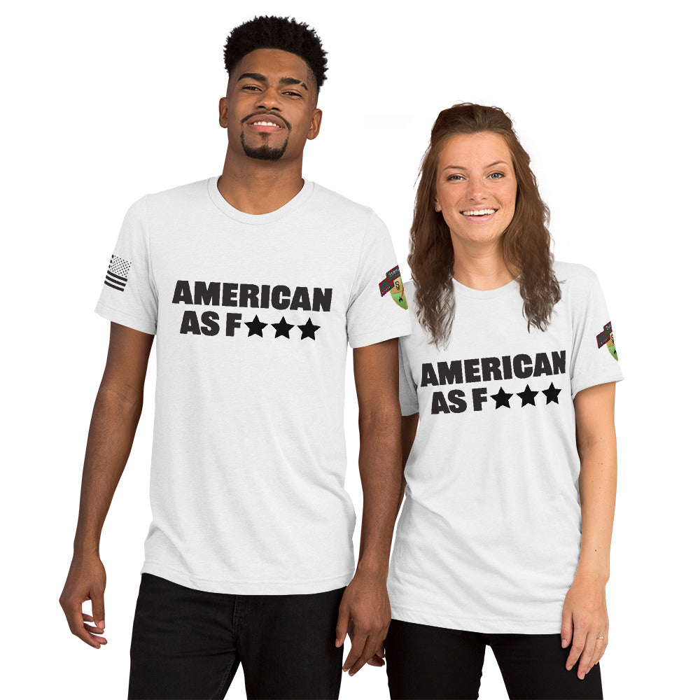 American AF Short Sleeve T-Shirt for Men & Women - Comfortable Cotton Casual Tee - Perfect for Streetwear, Gym, and Everyday Outfits