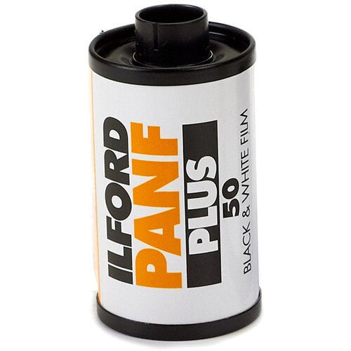 Ilford Pan F Plus 35mm Black & White Negative Film - 36 Exposures, ISO 50 | Perfect for Street Photography, Landscape & Fine Art Shooting